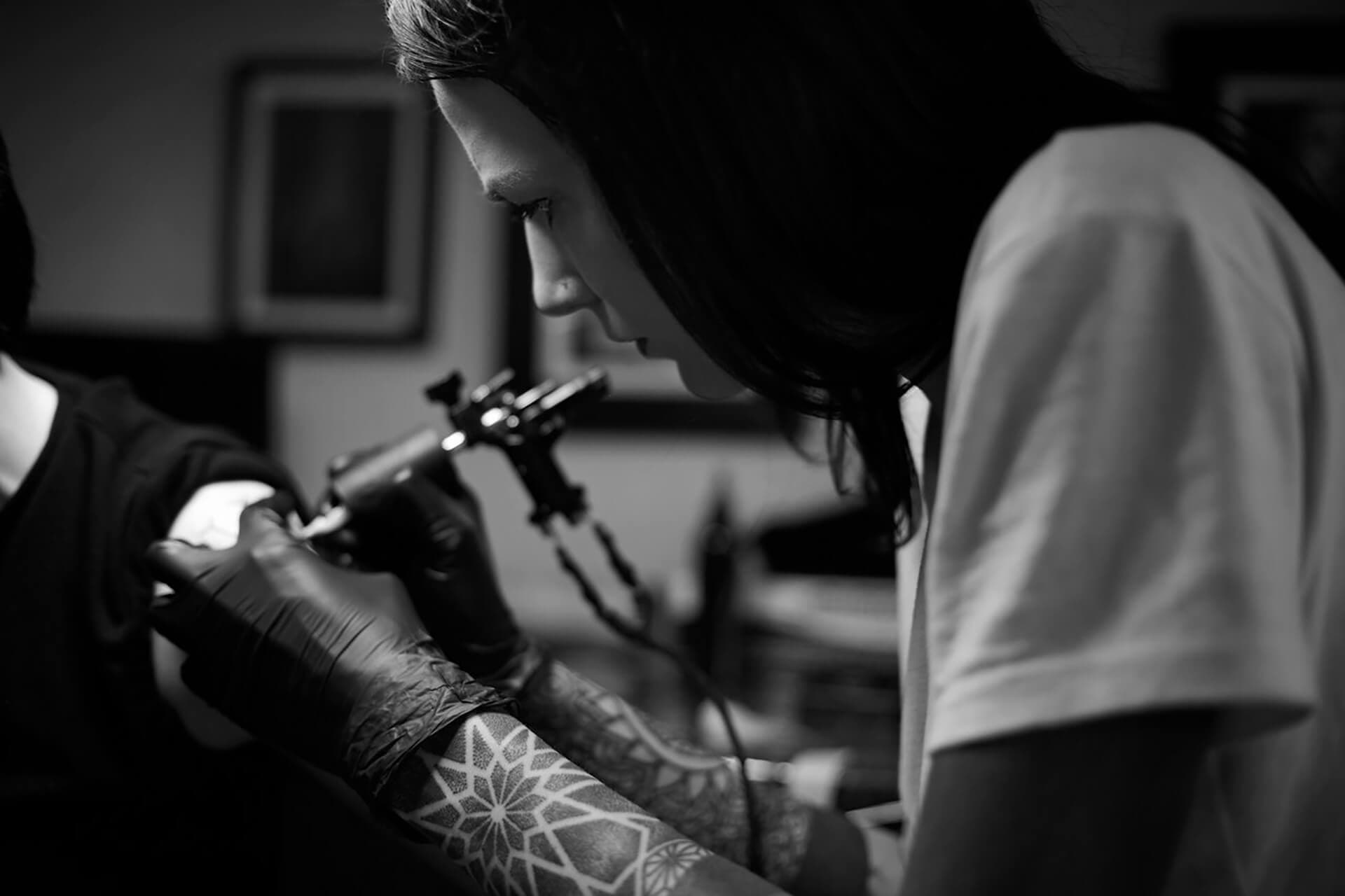 CUSTOM GLASS TATTOOING